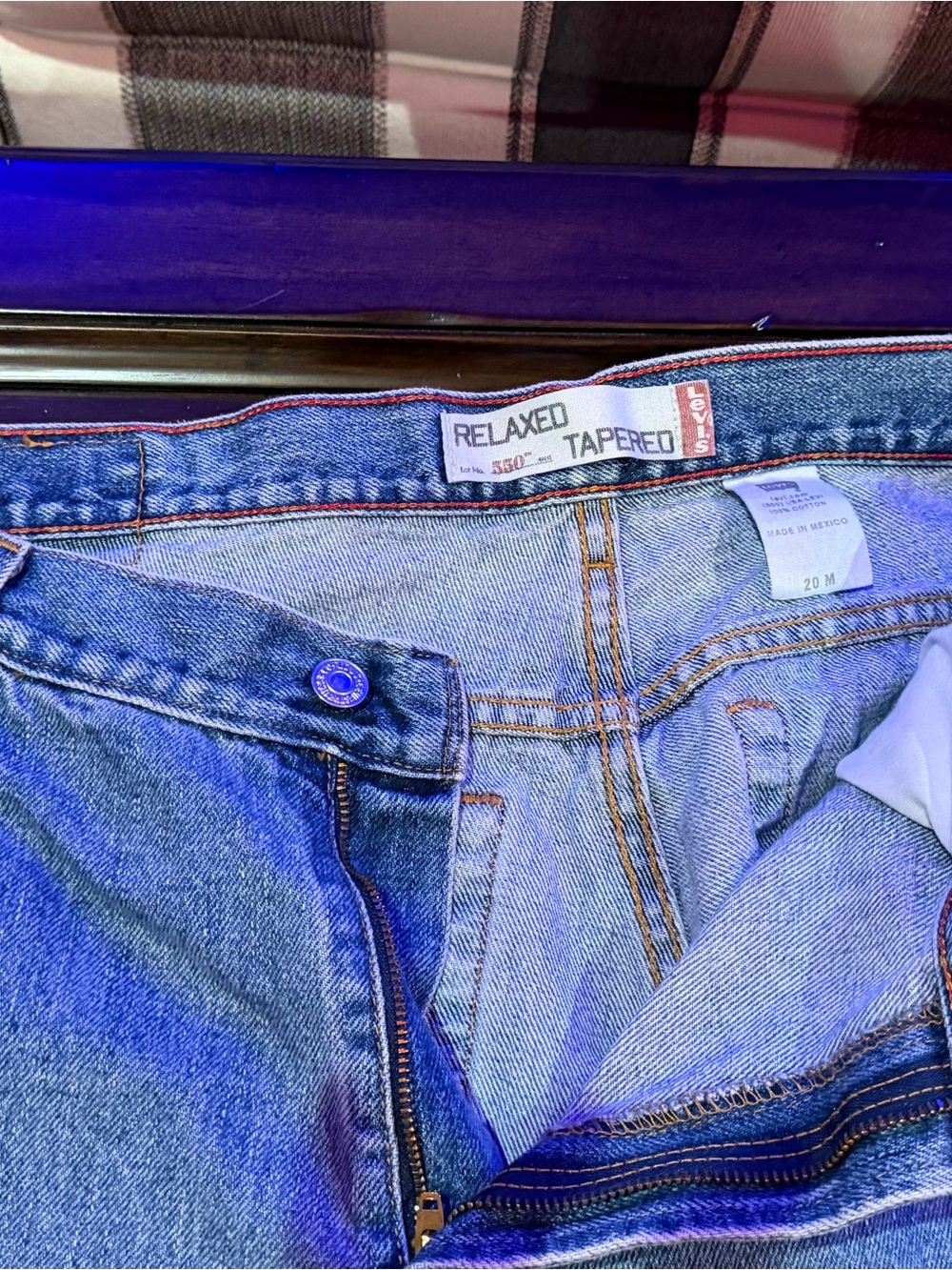 Levi's Relaxed Tapered Jeans in Light Blue Denim